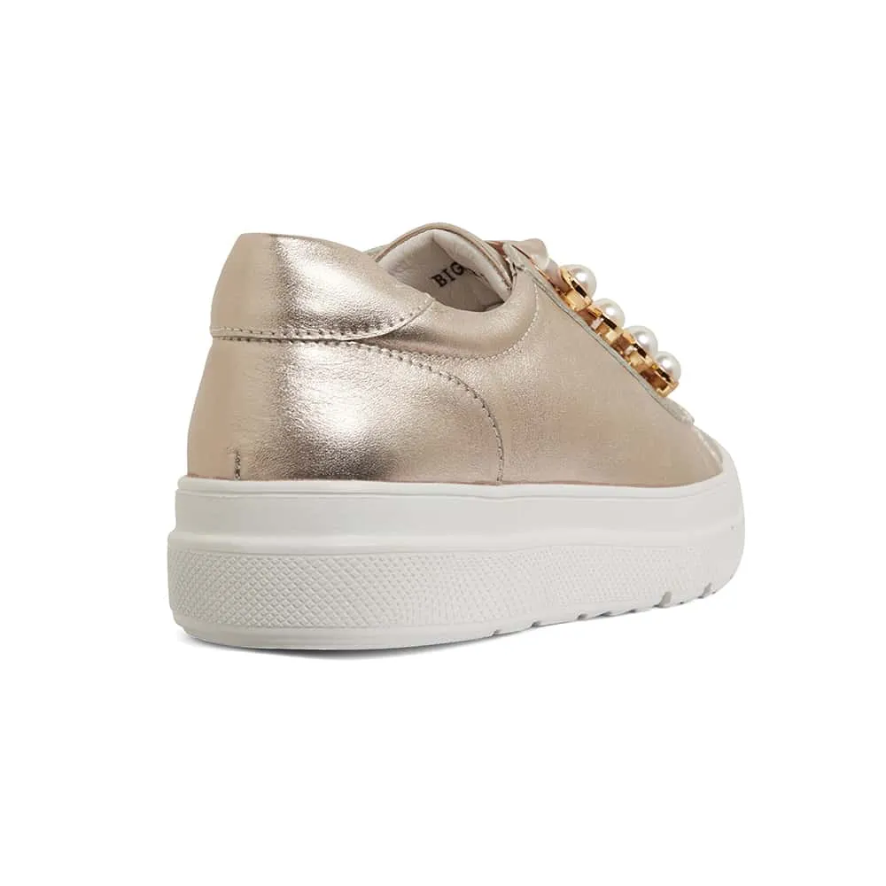 Bant Sneaker in Soft Gold Leather