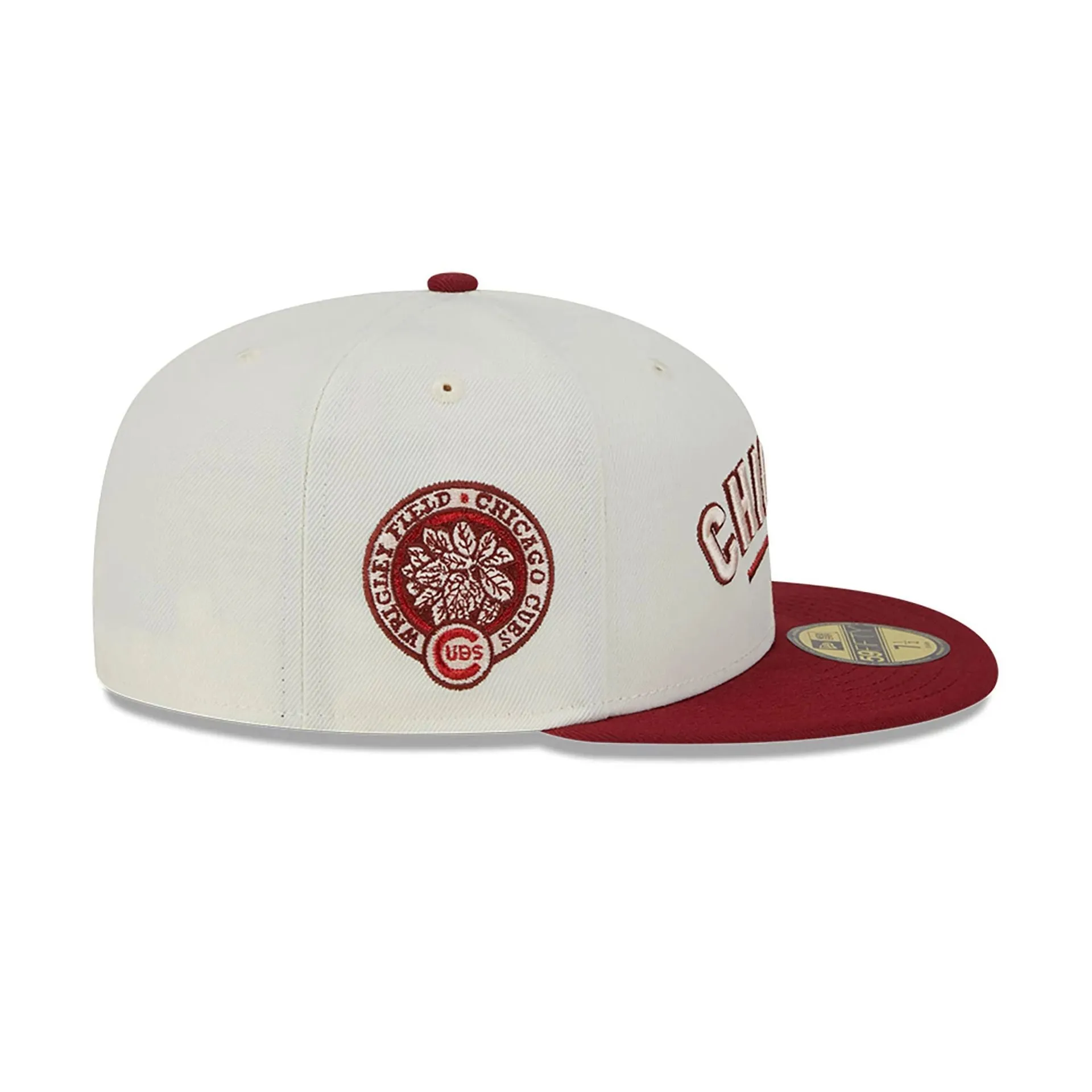 Chicago Cubs Be Mine White 59FIFTY Fitted Cap with Official Team Logo