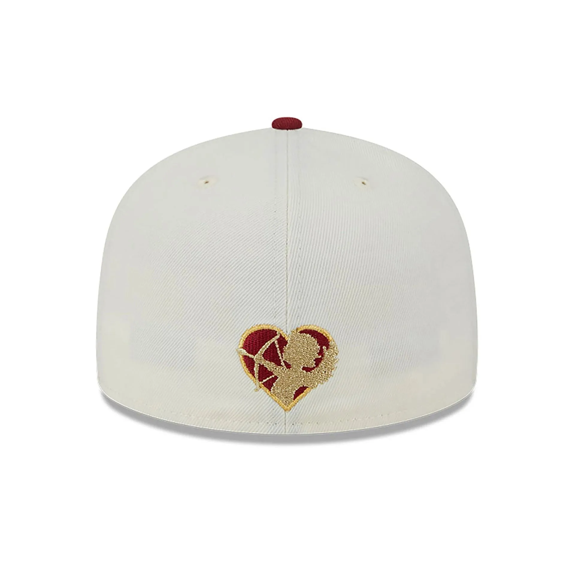 Chicago Cubs Be Mine White 59FIFTY Fitted Cap with Official Team Logo