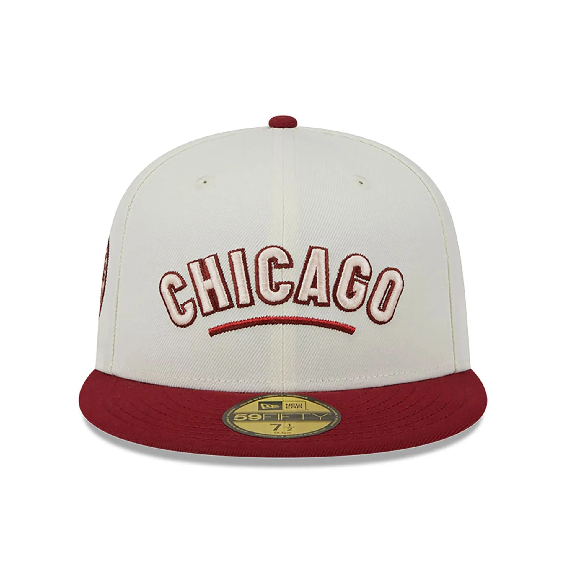 Chicago Cubs Be Mine White 59FIFTY Fitted Cap with Official Team Logo