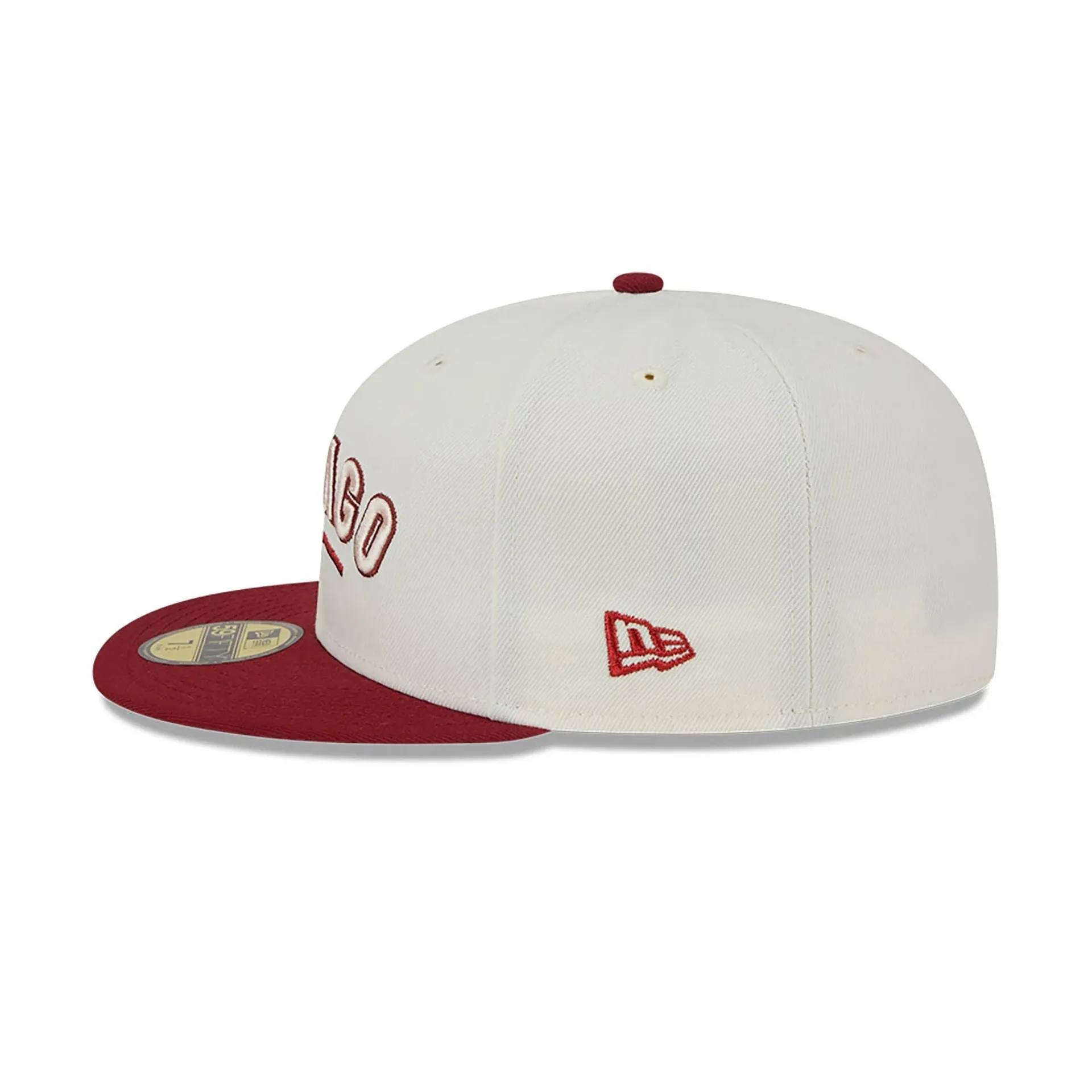 Chicago Cubs Be Mine White 59FIFTY Fitted Cap with Official Team Logo
