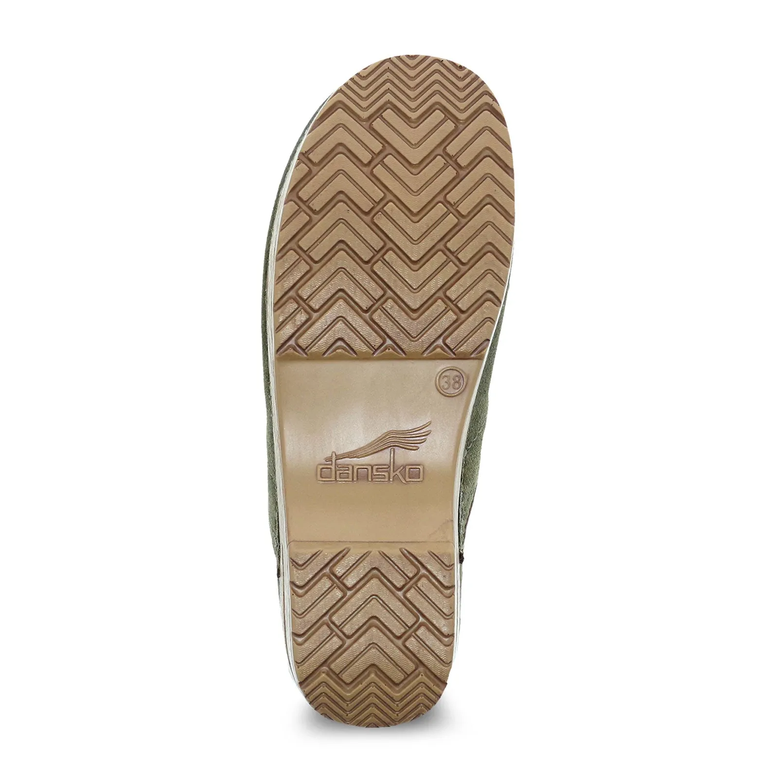 Dansko Professional Clog (Women) - Green Burnished Nubuck