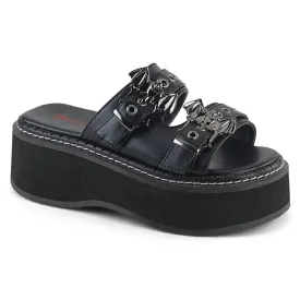 DemoniaCult Emily 100 Womens Sandals, Mules/Slip-Ons