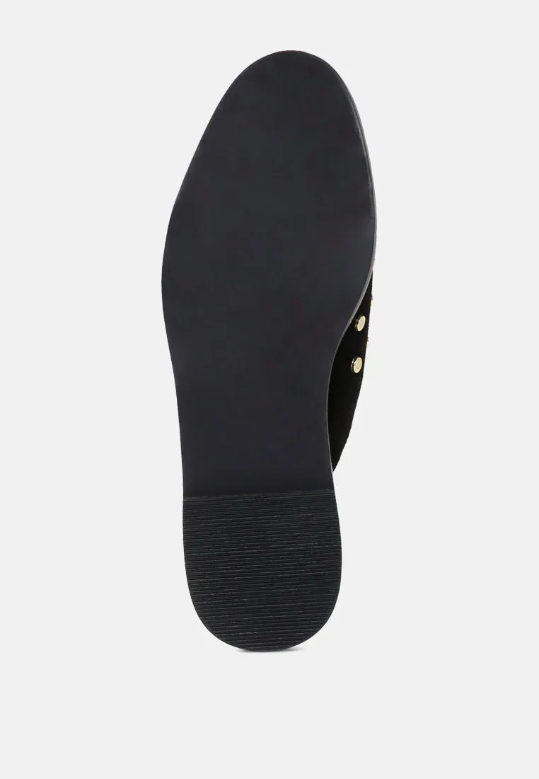 Jodie Studded Leather Mule