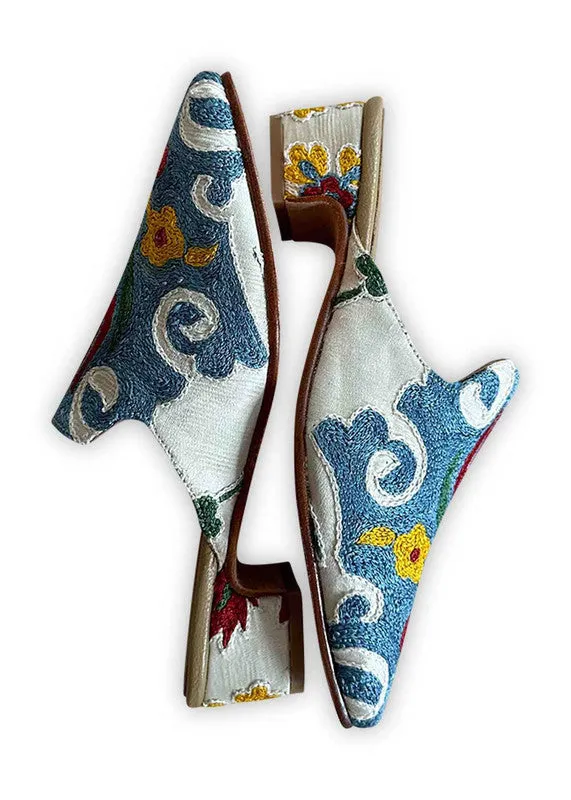 Sample Women's Suzani Mules - Size 38