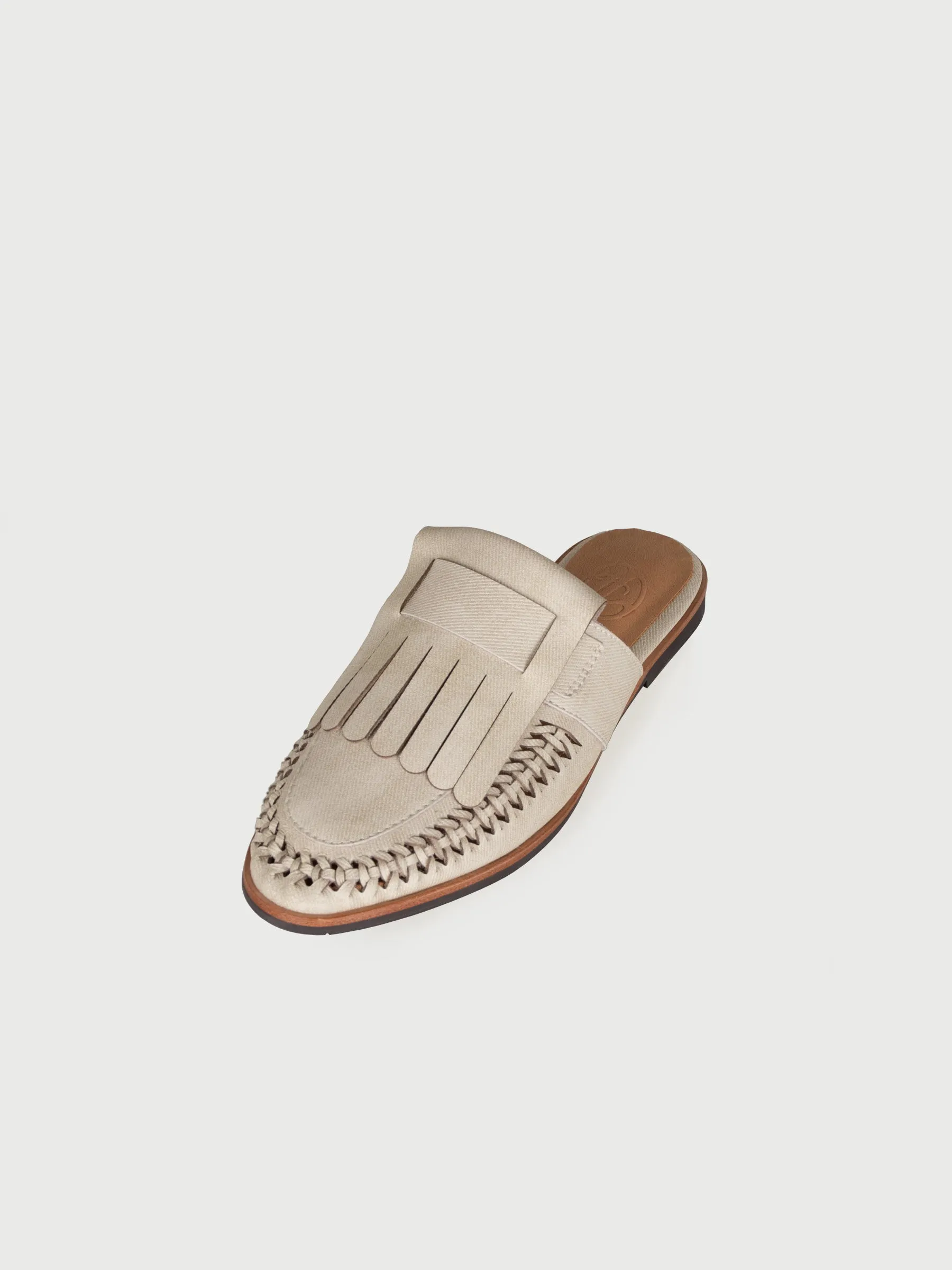 Sylph 𖠁 Leather Flat Mules